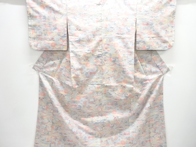 JAPANESE KIMONO / TSUMUGI / WOVEN SCENERY 